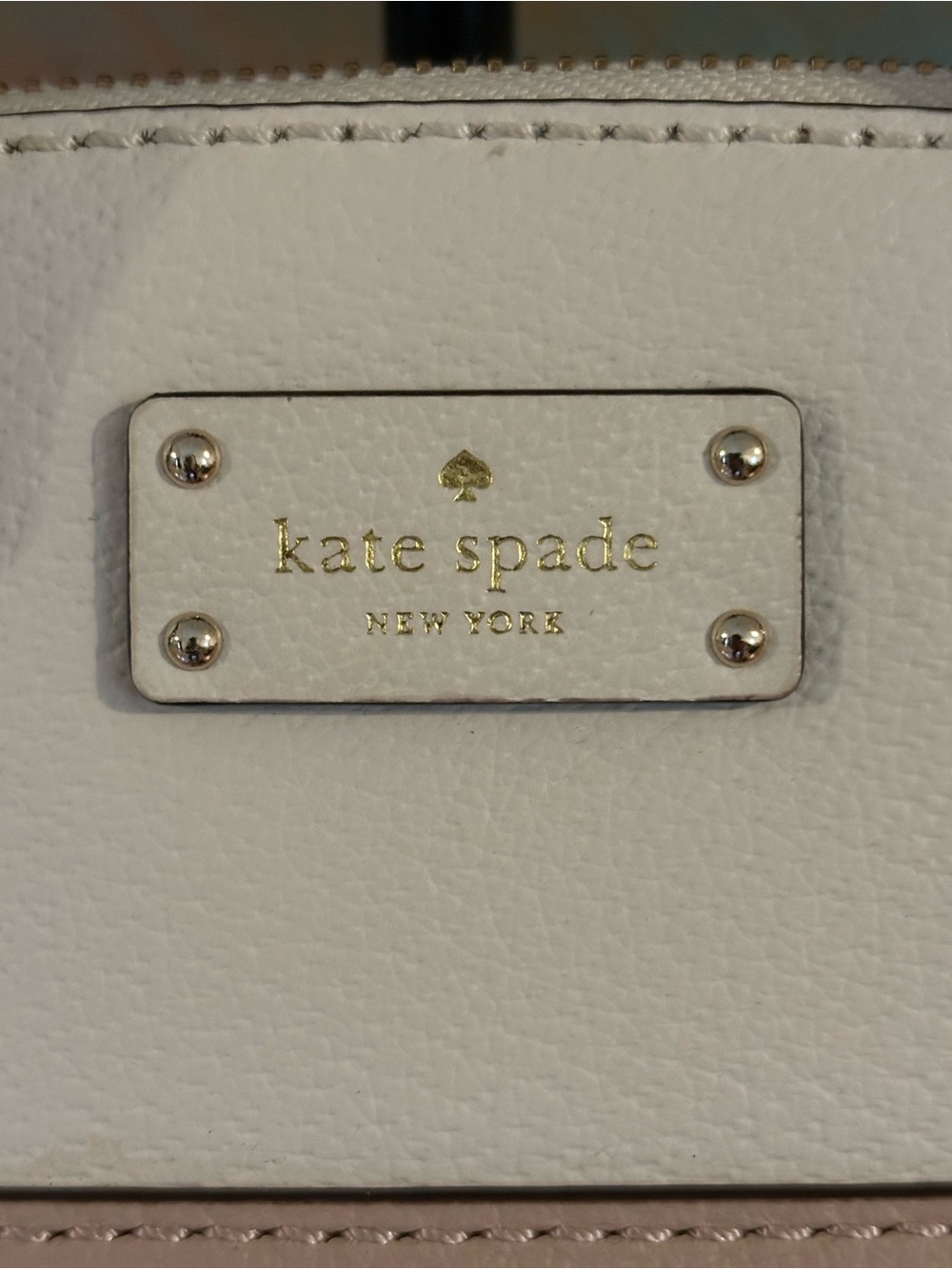 kate spade Two-Tone Dome Satchel - Cream & Light Pink - Picture 2 of 6